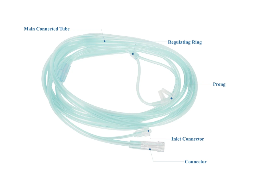 CO2 Monitoring Nasal Cannula with Plastic Tip for Patients