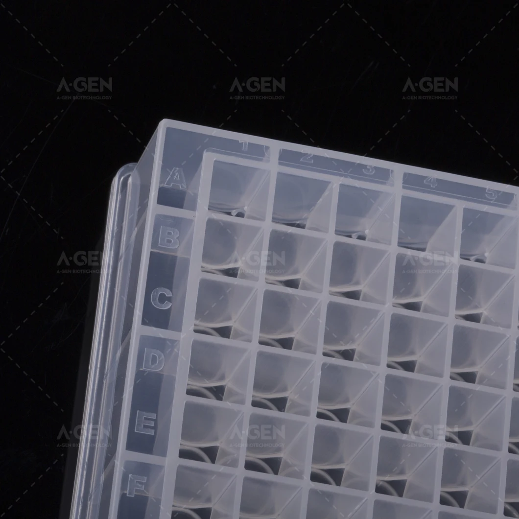 Stackable Autoclavable 96well Deep Well Plate Square Round Plastic Consumables for Medical Laboratories