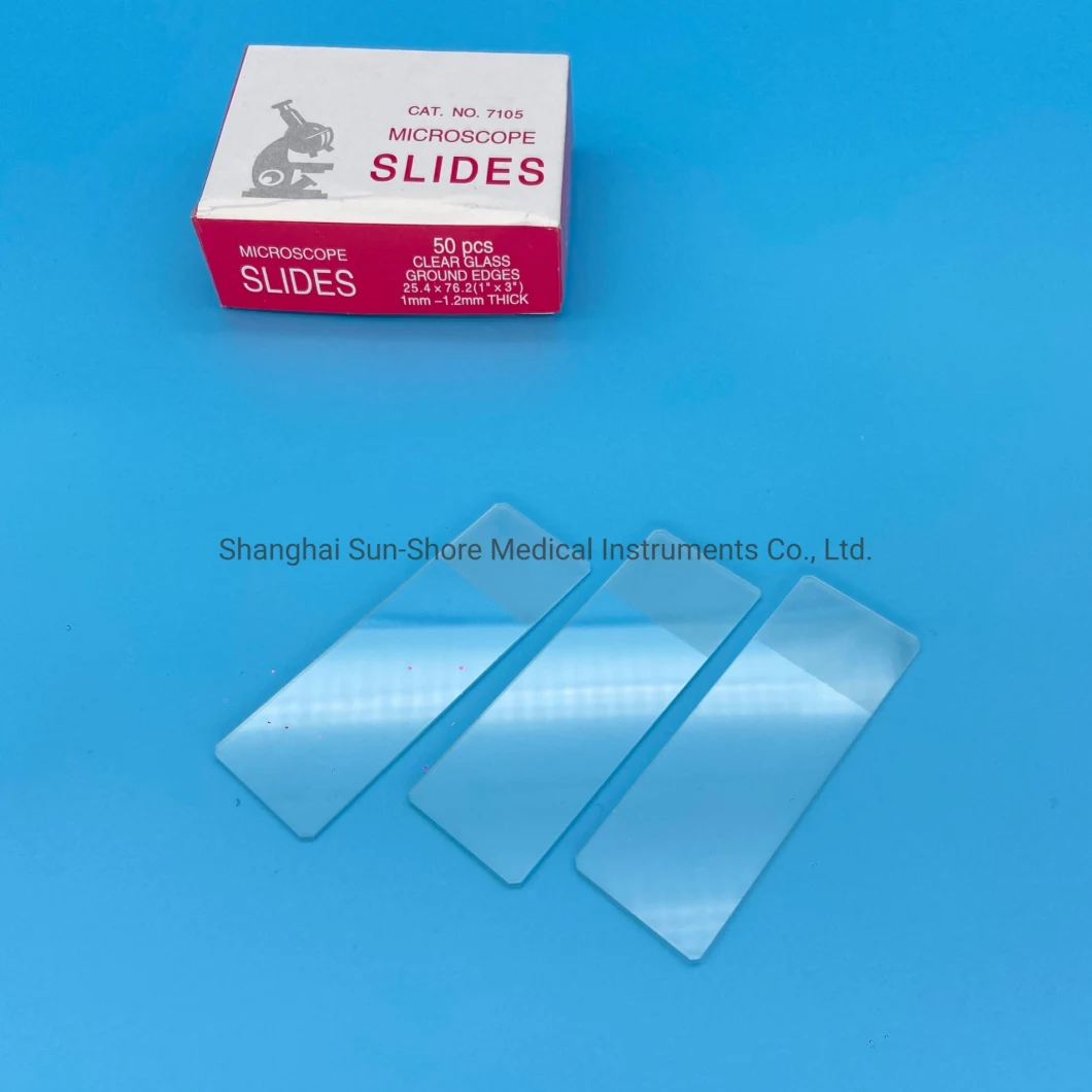 Microscope Glass Slides Disposable Medical Consumables