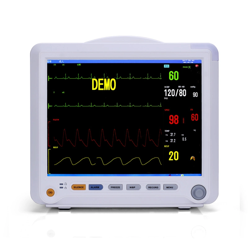 High Quality Vital Sign Monitoring Multiparameter Patient Cardiac Monitor